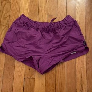 Purple Patagonia shorts